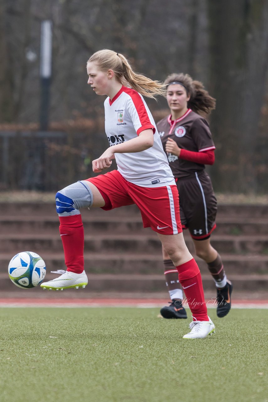 Bild 382 - B-Juniorinnen Walddoerfer - St.Pauli : Ergebnis: 4:1